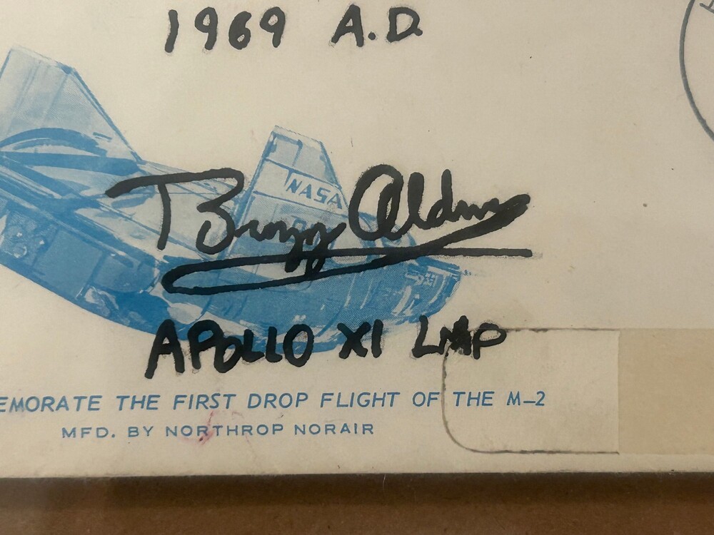 Buzz Aldrin - Signed Envelope - Picture 2 of 6